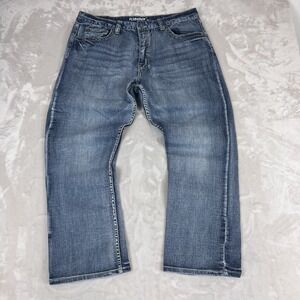 Y2K Flypaper Jeans Mens 38x30 Blue Denim Bootcut Skater Grunge Casual Everyday